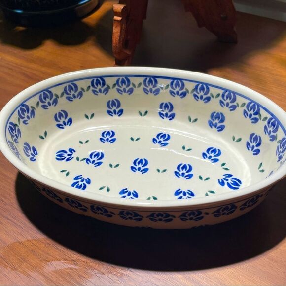 Polish Pottery Serving Dish - Picture 1 of 4